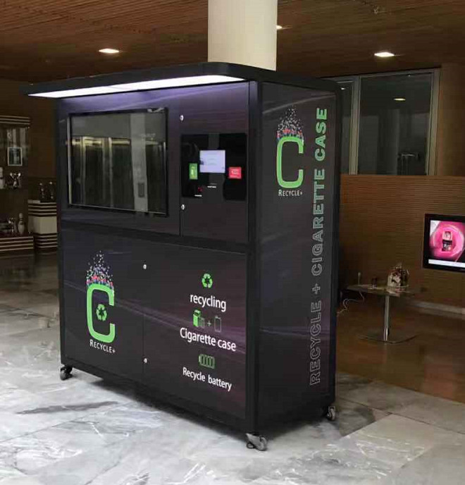 τελευταία εταιρεία περί Αντίστροφη πώληση ανακύκλωσης RVM machime για τον αερολιμένα